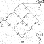 Figure 4: Second order lattice balun circuit